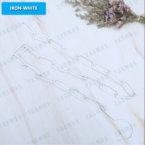 Large Metal Loop Hanger Chain Colored Clothes Hanger