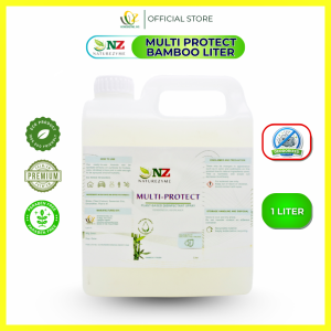 NATUREZYME MULTI-PROTECT Plant- Based Odor Remover / Disinfectant / Degreaser Bamboo Fresh 1 Liter