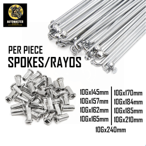 AUTOMASTER Motorcycle Spokes / Rayos Stainless 36pcs (10g*145157162165170184185210240)