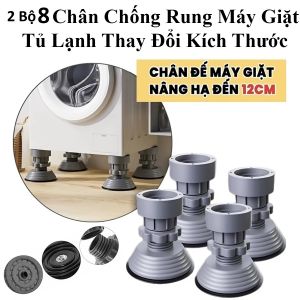 Combo 2 Bộ Chân Chống Rung Máy Giặt Tủ Lạnh máy sấy máy rửa bát... Thay Đổi Kích Thước Tiện Lợi