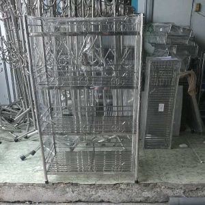 Kệ inox để chén bát loại lớn 4 tầng 50x70cm cao 130cm . Hàng dày chất lượng tốt