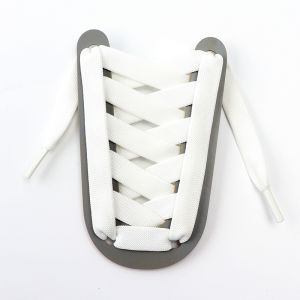 1 Pair Rainbow Colour Flat Shoelaces for Mcqueens White Sneaker Casual Trainer Men Women Shoe Accesories Width1.2cm Laces Ribbon