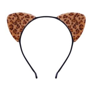 Animal Pattern Cats Ear Headband for Women and Kids Cosplay Hairhoop Music Festival Holiday Party Props Hairband All Age