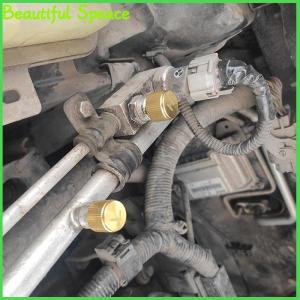 Beautiful Car Air Conditioner Refrigerant Dust Cover Valve Core Caps High Low Side Port Cap Auto High Low Pressure Caps Accessories