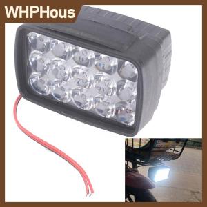 WHPHous Đèn pha xe máy chiếu sáng điểm 15 Led 1000lm cho xe máy ATV Xe tay ga