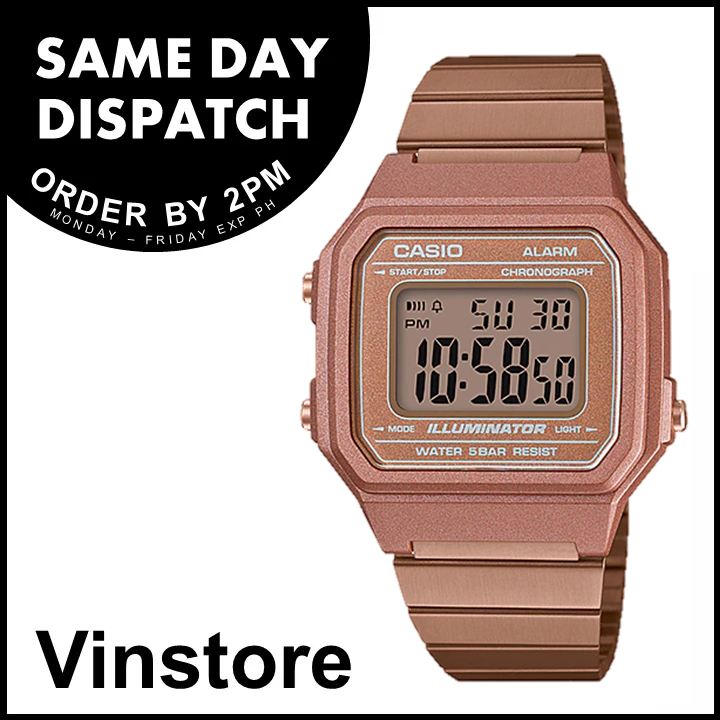 Casio rose gold sales b650