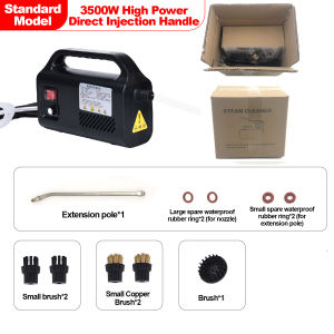 DEKES 3500W High Temperature Aand High Pressure Steam Cleaner Machine with Sprayer / Brushes Head for Kitchen / Bathroom / Grout and Tile