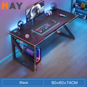 Gaming Table Computer Table Carbon Fiber Study Table Meja Gaming Thicker & Stable Anti-Scratch Table 140CM High Quality Meja Komputer Meja Belajar