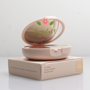 Wardah Colorfit Velvet Powder Foundation Spf 20+++ 11gr/bedak padat wardah/Foundasion wajah/pondasion tahan lama/bedak tahan lama/alas bedak natural/dempul wajah/Original/Bpom