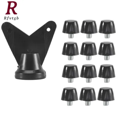 12 PCS Football Boot Spikes Professional Soccer Boot Cleats M5 Replacement Studs with Wrench Track Shoes Spikes