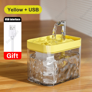 BayanMart 4L Stainless Pet Water Fountain Automatic Wireless Sensor Dispenser for Cats with Filter Bowl