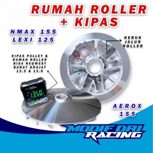 RUMAH ROLLER BUBUT NMAX PULLEY YAMAHA NMAX YAMAHA AEROX RUMAH ROLLER RUMAH PULLEY SET BUBUT YAMAHA NMAX