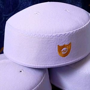 Kopiah Putih Malaysia Bahan Halus Abdul Kareem