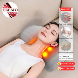 TEEMO Smart Lumbar Massager Electric For Waist Shoulder Neck Pain Relief With Heat Alat Urut Elektrik Pinggang - Fulfilled by TEEMO SHOP