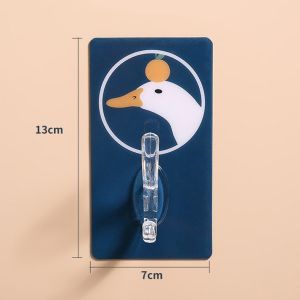 Móc Treo Đồ Hình Thú Dễ Thương Miếng Dán Tường Chịu Lực Siêu Dính Treo Đồ Đa Năng Hình Ngẫu Nhiên