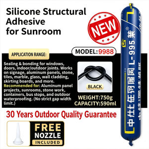 750g 9900 Waterproof Silicone Sealant High Adhesion Quick-Drying Sunroom Windshields Wall Special Glue