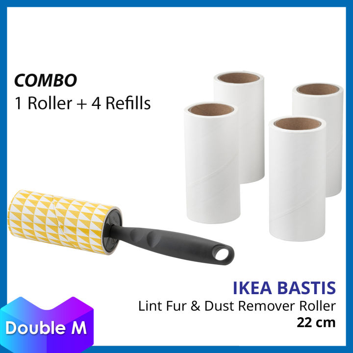 🇸🇪 IKEA BASTIS Polypropylene Plastic Lint Fur & Dust Remover Roller