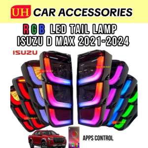 RGB ISUZU D MAX 2024 LED TAIL LAMP FOR ALL NEW D MAX 2021 2022 2023