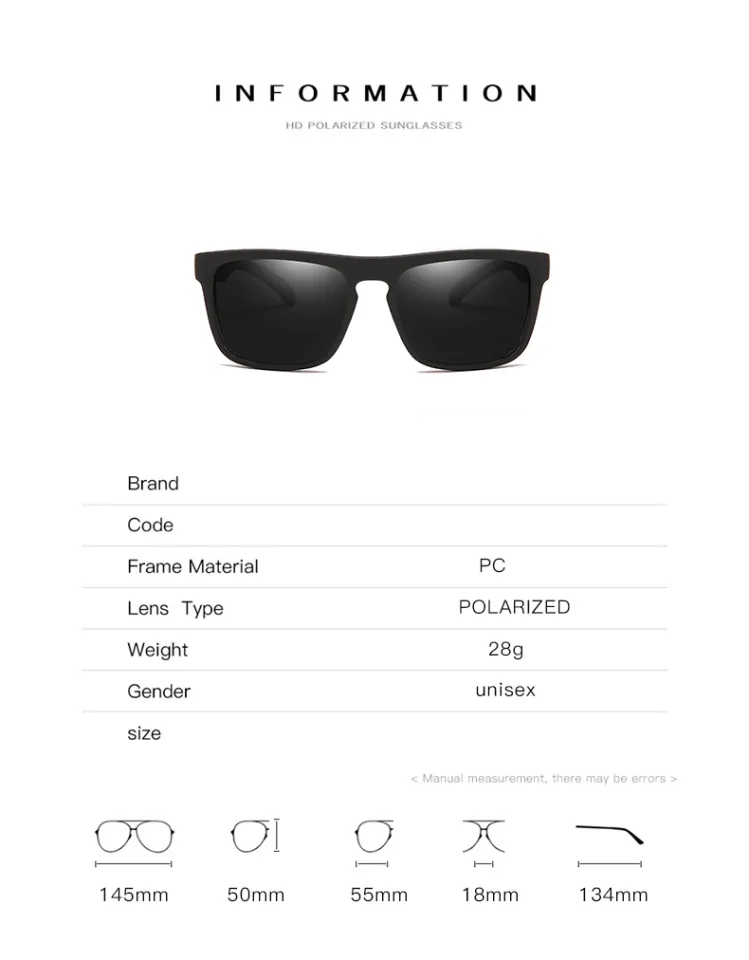 Polaroid Sunglasses Unisex Square Vintage Sun Glasses Famous Brand  Sunglases Polarized Sunglasses Retro Feminino For Women Men