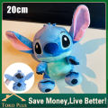 Boneka Stitch 20cm Super Lembut Boneka Lilo and Stitch Boneka Scrump Boneka Kado Hadiah Ulang Tahun / Mainan Boneka Stuffed Plush Kartun Lilo & Stitch. 