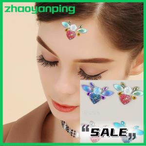 zhaoyanping 3D mặt hình xăm đồ trang sức dán sáng bóng khuôn mặt trang trí Sticker nghệ thuật cơ thể trang trí sân khấu trang điểm trang trí công cụ