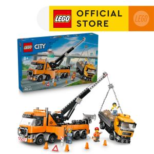 LEGO City 60467 Heavy-Duty Recovery Tow Truck with Crane (793 Pieces)