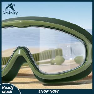 Aminiry[Love sports] Kids Swimming Goggles Big Frame Anti-fog Waterproof Childrens Swim Goggles Boys And Girls Multi-color To Choose