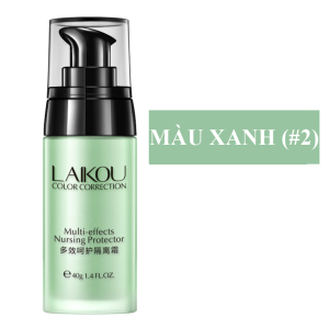 Kem Lót Trang Điểm Laikou - Kiềm Dầu Nâng Tone Che Lỗ Chân Lông Làm Mềm Mịn Da Chai 40gr Phù Hợp Cho Mọi Loại Da