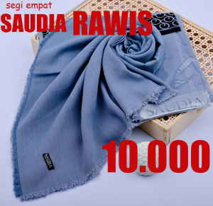 HIJAB SEGI EMPAT SAUDIA RAWIS  JILBAB SEGI 4  RAWIS 115 X 115
