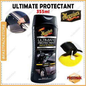 MEGUIARS Ultimate Protectant Dash & Trim Restorer Vinyl UV Protection Exterior Car Care Interior DIY Wax G-14512 355 ml