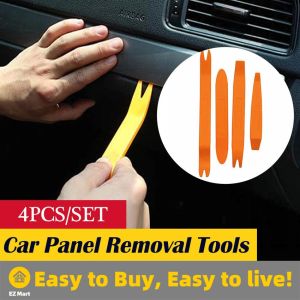 【Fast Shipping】 Auto Door Clip Panel Trim Removal Tool Kits Navigation Disassembly Seesaw Car Interior Plastic Seesaw Conversion Tool Car Audio Tool-4PCS/Set
