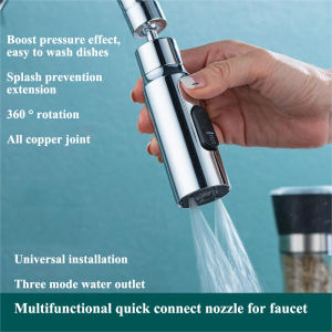 ZUOGUAN vòi rửa chén voi nước rửa chén vòi nước voi sen tăng áp lực nước Vòi Nước Nhà Bếp đa chức năng khớp xoay phổ quát Booster thay thế phun nước chống rung vòi hoa sen vòi hoa sen nhà bếp