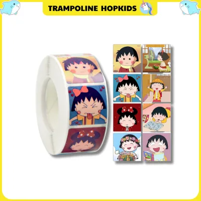 500 Stickers Cuộn 500 Nhãn Dán Hoạt Hình Sticker Khen Thưởng Cho Bé Sticker Đánh Dấu