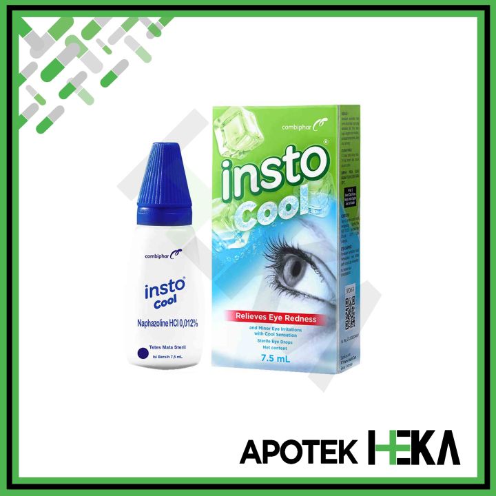 Insto Cool 7.5 ml - Obat Tetes Mata Merah