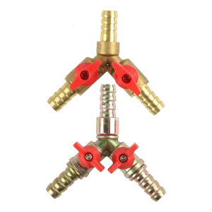 Tool Less Installation Copper Valves Connector Adapter For Automotive Fluid Diversion Systems Car Cooling Pipe Networks
