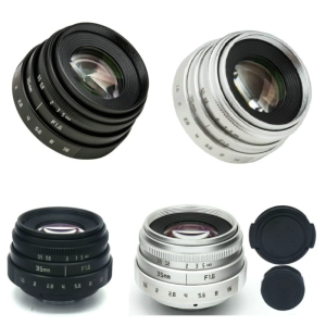 35mm F1.6 C-Mount thủ công khẩu độ lớn cố định chân dung ống kính máy ảnh Phụ kiện phù hợp cho m4/3 Mount máy ảnh phụ kiện