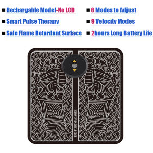 【FLASH SALE】Foot Massager Machine Therapy Foot Massage Pad Mat Electric EMS Foot Massager Mat Japan USB Charging Pulse Foot Physiotherapy Machine Rechargeable Muscular Electric Deep Relax Health Care