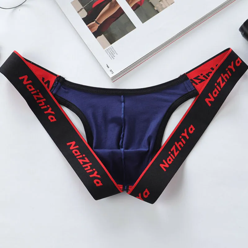 Men Briefs Sexy Underpants G-String Jock Strap Breathable Underwear  Backless Panties