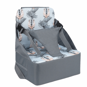 A4QUT Cartoon Printed Kids Booster Seat Mat Easy Clean Foldable Anti-Slip Booster Seat Pad Soft Adjustable Toddler Dining Chair Cushion Toddler Chair
