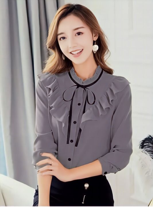 Kemeja wanita lengan panjang terbaru atasan wanita terbaru kemeja wanita style korea kekinian atasan wanita muslim termurah berkualitas COD bayar di tempat Kemeja Wanita One Size Dusty Pink - Lazada | Lazada Indonesia