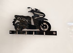 CLICK motorcycle Black Key ORGANIZER 4HOOKS
