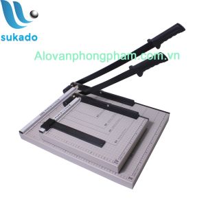 Bàn cắt giấy A4 sắt gỗ Suremark có cữ chặn giấy tiện lợi - sản phẩm cao cấp (30.4x20.5)cm THIỆN PHƯỚC