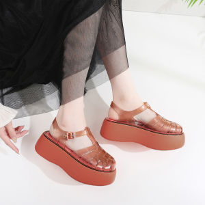 QLshop สินค้ายอดฮิต รองเท้าแตะแฟชั่น งานรัดส้นหัวปิดน้ำหนักเบาทำความสะอาดได้ง่ายสีเยลลี่น่ารักน่าใส่สุดๆงานสวยไม่ซ้ำใคร ซื้อด่วน