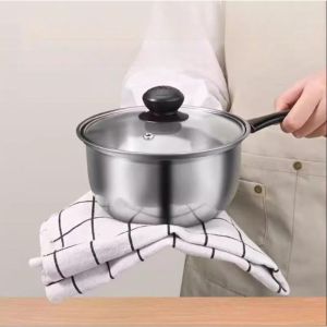 Universal Baby Food Cooking Pot 304 Stainless Steel Material Induction Stove Compatible
