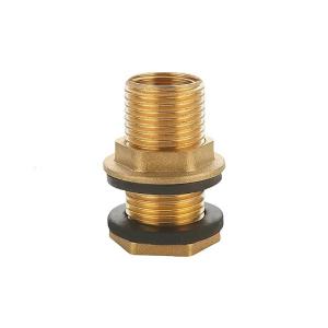 Gói 1/2 bộ điều hợp bể bằng đồng với Vòng đệm bít G3/8inch đến G1/2inch cho thùng bình nước và phụ kiện