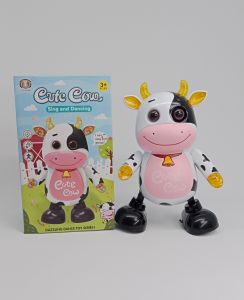 MAINAN ANAK BALITA SAPI & ROBOT JOGET CUTE DANCING COW LIGHT MUSIC