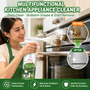 【Kitchen Cleaning Essential】Highly Effective Kitchen Appliance Cleaner Gentle Cleaning And Degreasing Agent Eco-friendly Formula Non-corrosive Safe Harmless