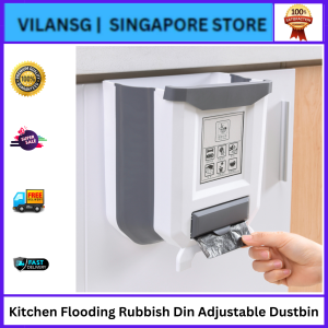 Hanging Cabinet Door Kitchen Flooding Rubbish Din Adjustable Dustbin | Adjustable Dustbin Put On Counter Trash Storage Box