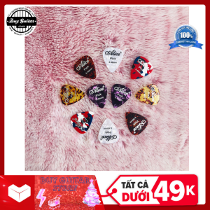 Bộ 10 cái guitar pick Alice size 0.46 mm phím gải đàn ghitar - pick guitar Màu ngẫu nhiên Sale rẻ dưới 49k Duy Guitar Store