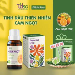 Chai Tinh Dầu Thiên Nhiên Cam Ngọt TINHDAUSACHANH 10ml Tinh Dầu Thơm Khử Mùi Làm Đẹp Da Thơm Phòng Ngủ Ngon